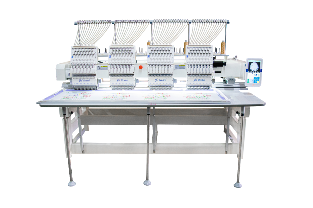 MÁQUINA BORDADORA DE 4 CABEZAS Y 15 COLORES JM WINSTON BORDADO