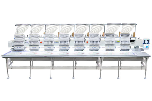 MÁQUINA BORDADORA 8 CABEZAS 15 COLORES JM WINSTON BORDADORA